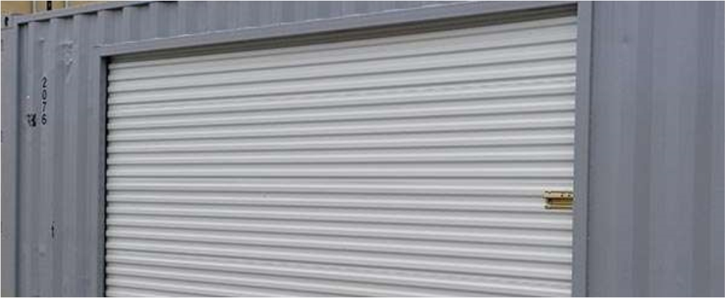 shipping container modification - rolling doors