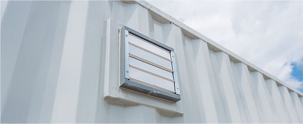 shipping container modification - vents