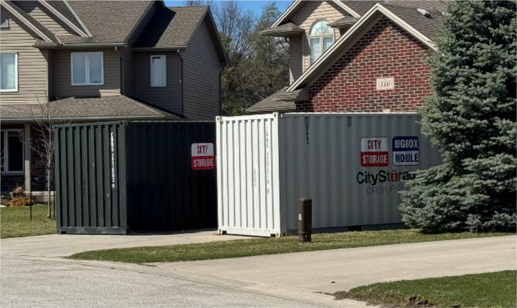 TWO 20FT STORAGE BOX GROUND LEVEL - $225.00